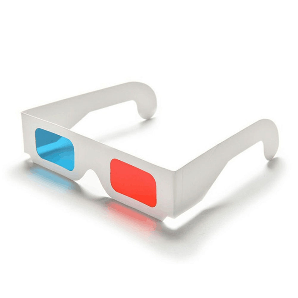 50 Pcs 3D Glasses Red Blue Pap - Gaming Console Vr avaliação e preço