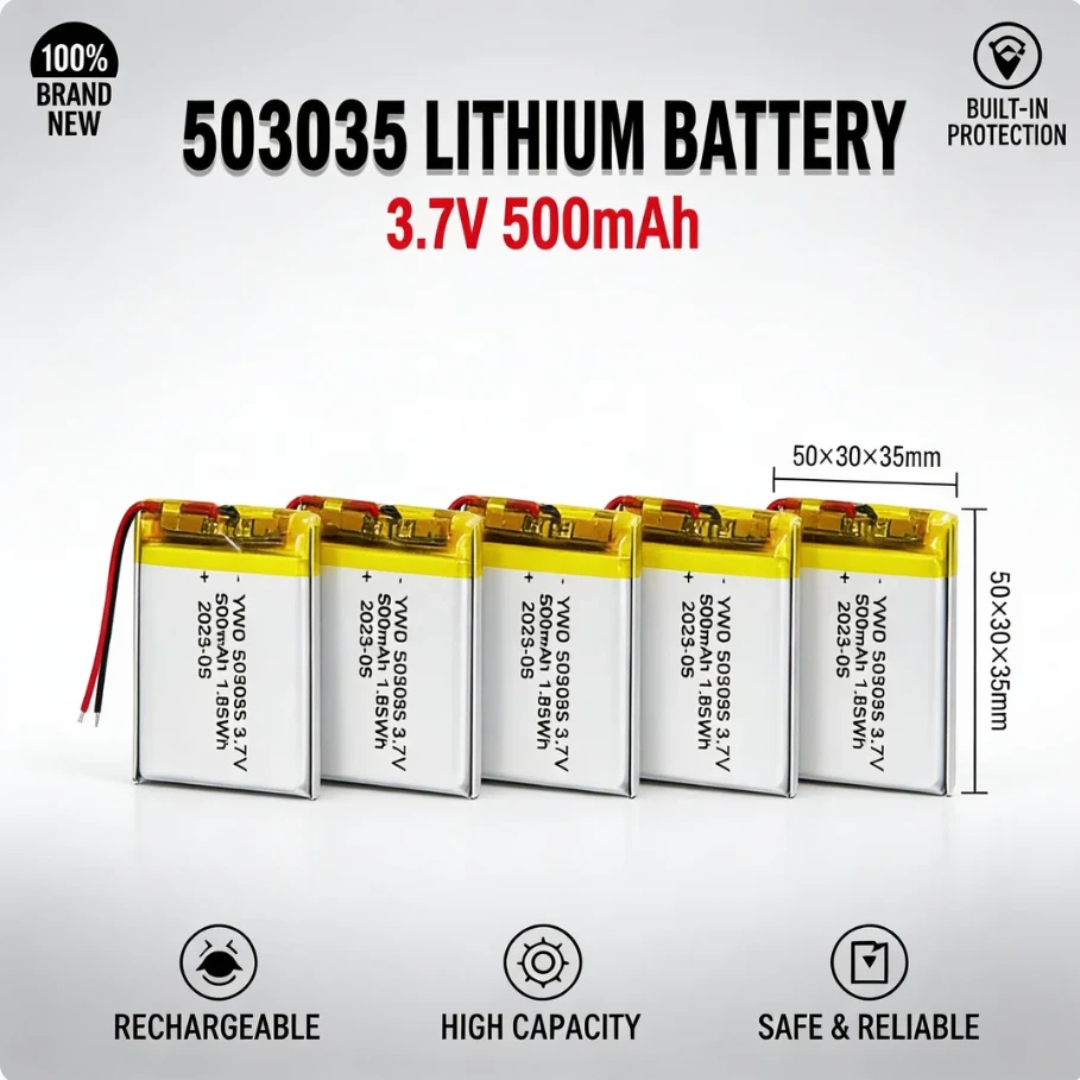 3.7V 500mAh 503035 Rechargeabl - Gaming Console Vr avaliação e preço