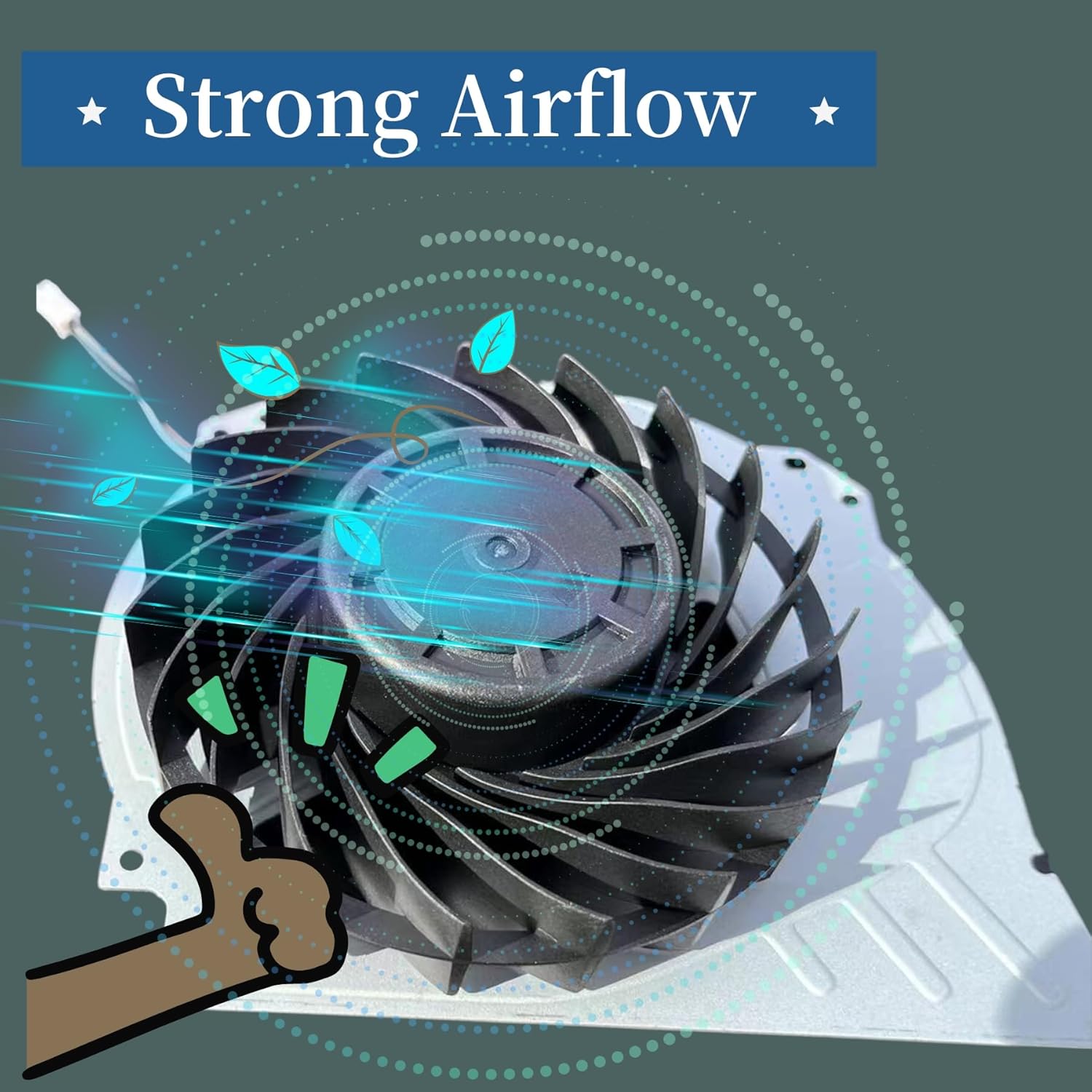 Original Inner Cooling Fan for - Gaming Console Best avaliação e preço