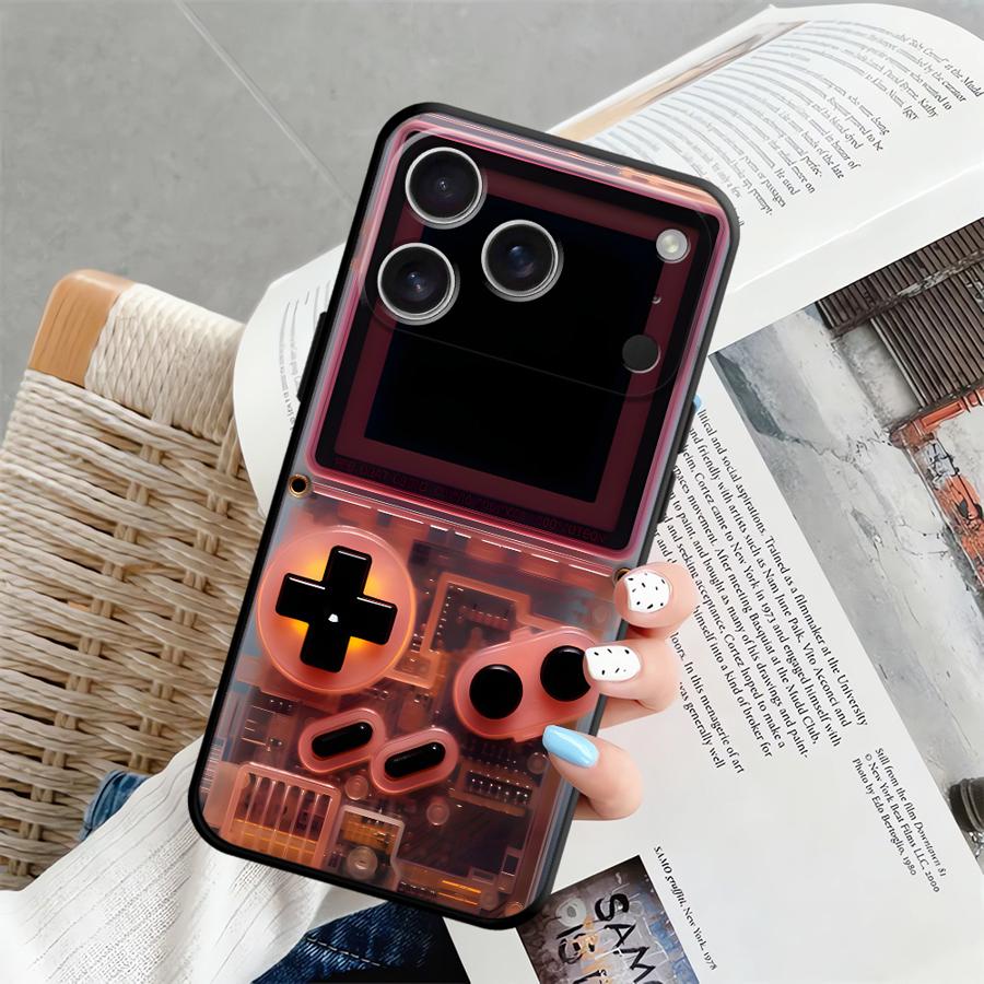 Black Soft Phone Cover Case fo - Gaming Console Logo avaliação e preço