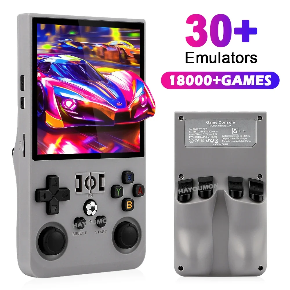 R36 Max Gray Handheld Gaming P - Gaming Console R36 Max avaliação e preço