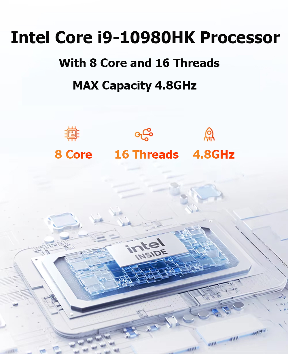 Protable Intel i9-10980HK Mini - Gaming Console Mini avaliação e preço