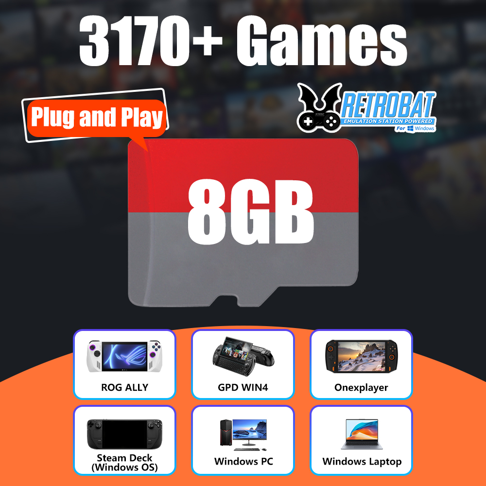 8GB TF Game Card with 3170 Ret - Laptop Gaming Console avaliação e preço